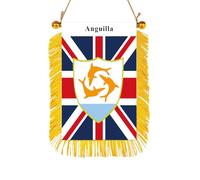 Bandiera Anguilla Specchio Retrovisore Banner 10,2 x 15,2 cm (ingrandito) (ingrandito)