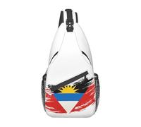 Bandiera Antigua e Barbuda 01 Borsa a tracolla Antigua e Barbuda Bandiera Antigua e Barbuda Zaino a tracolla Zaino da giorno Borsa da trekking casual all'aperto