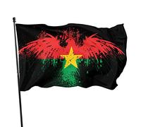 Bandiera Aquila Burkina Faso 9,1 x 1,5 m Bandiere da muro dai colori vivaci e resistenti allo sbiadimento UV per esterni ed interni