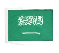 BANDIERA ARABIA SAUDITA 45x30cm - BANDIERINA SAUDITA 30 x 45 cm cordicelle - AZ FLAG