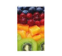 Bandiera arcobaleno con frutta, 9 x 1,5 m, verticale su entrambi i lati, bandiera da giardino, per esterni, cortile, casa, divertente, decorazione per la casa, bandiere da giardino per poster da