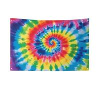 Bandiera arcobaleno Tie Dye 61 x 88,9 cm No Fade Bandiera di benvenuto Giardino Cortile Casa Bandiere Decorative Giardino Cortile Cartello Interno Esterno Banner Party Home Decor
