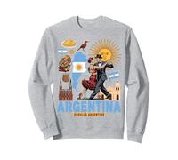 Bandiera Argentina Outfit Idea Per Le Donne Radici Argentine Felpa