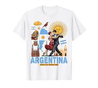Bandiera Argentina Outfit Idea Per Le Donne Radici Argentine Maglietta