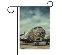 Bandiera artistica da giardino a doppia faccia 30,5 x 45,7 cm, bandiera verticale in lino, bandiere per casa durevoli per feste decorative esterne