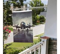 Bandiera artistica per aeroplano, 6 x 0,9 m, per interni ed esterni, primavera, estate, autunno, inverno, bandiere da giardino con occhiello verticale su entrambi i lati, per decorazioni da cortile