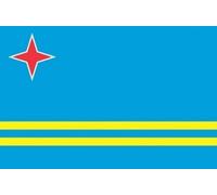 BANDIERA ARUBA ISLAND CM 130 X 200 ALBERGHI HOTEL RESISTENTE INTEMPERIE ISOLA DI