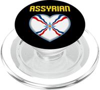 Bandiera Assira Assira,Emblema Ashur,Suryoyo Siriaco,Siria,Iraq PopSockets PopGrip per MagSafe