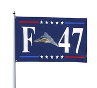 Bandiera audace da caccia - Striscione patriottico da 4x6 piedi, decorazione da giardino per far volare di n l'America