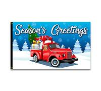 Bandiera Auguri Di Buone Feste Durevole Garden Flag Poliestere Bandiere Pirata Per Esterno Eventi Interno 3X5Ft