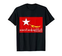 Bandiera Aung San Suu Kyi NLD Maglietta