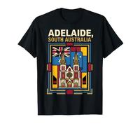 Bandiera Australiana della Cattedrale dell'Australia Meridionale di Maglietta