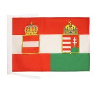 AZ FLAG Bandiera Austria-Ungheria 1867-1918 45x30cm - BANDIERINA Impero Austro-UNGARICO 30 x 45 cm cordicelle