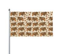 Bandiera autunnale con cinghiale, decorazione per la casa, decorazione per il cortile, bandiere esterne dai colori vivaci