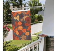Bandiera autunnale da 6 x 90 cm, per interni ed esterni, primavera, estate, autunno, inverno, da giardino, con occhiello, verticale, su entrambi i lati, per decorazioni da cortile