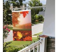Bandiera autunnale da 6 x 90 cm, per interni ed esterni, primavera, estate, autunno, inverno, da giardino, con occhiello, verticale, su entrambi i lati, per decorazioni da cortile