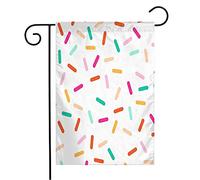 Bandiera Baking Confetti On Party Pattern Abstract Festive Sprinkle Seamless Or Candy Sprinkles Rinforzata Bandiera Di Benvenuto, Per Celebrazioni, Balcone, 30x45cm