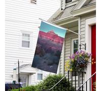 Bandiera Bandiera 3 x 5 Ft Bandiere da giardino a doppia faccia Bandiera resistente allo sbiadimento per esterni Bandiera di benvenuto da cortile Grand Canyon Banner di auguri personalizzato per feste