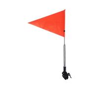 Bandiera, bandiera per bicicletta - altamente visibile, riflettente, impermeabile, allungabile, passeggino, sedia a rotelle, carrello da golf, accessori per scooter all'aperto