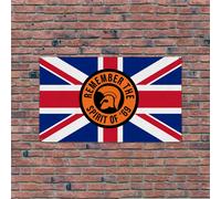 Bandiera Banner Multicolore Remember The Spirit Of 69 5x3FT Personalizzabile