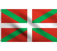 Bandiera Basque Biscay Green St. Andrew's Cross Bandiera Personalizzata