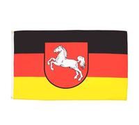 BANDIERA BASSA SASSONIA 90x60cm - BANDIERA LAND DI NIEDERSACHSEN - GERMANIA 60 x 90 cm - AZ FLAG