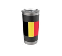 Bandiera belga del Belgio Bicchiere termico in acciaio inox doppia parete