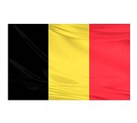 Bandiera Belgio, Bandiera Nazionale Belga, Misura 145X90cm, Tessuto Poliestere Con Passante Per L'Asta (Belgium)