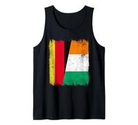 Bandiera Belgio Costa D'Avorio | Radici d'Ivoriano Belga Canotta
