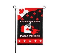 Bandiera bifacciale 28X40, bandiera da giardino Le Canada N'est pas à Vendre, bandiera da giardino Great Canada Pride in vendita per esterni, striscioni decorativi per cartello da giardino per casa e