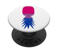 Bandiera Bisessuale Sottosopra Ananas Swinger PopSockets PopGrip Adesivo
