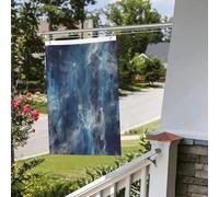 Bandiera blu astratta 0,6 x 0,9 m per esterni interni primavera estate autunno inverno giardino bandiere con occhiello verticale su entrambi i lati bandiere per decorazioni da cortile