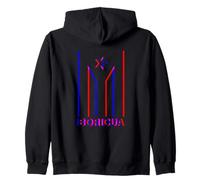 Bandiera Boricua Porto Rico EDM Vibes Felpa con Cappuccio
