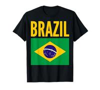 Bandiera Brasile Colori Orgoglio Nazionale Maglietta