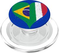 Bandiera Brasile Italia Orgoglio Tifosi Brasiliani Italiani PopSockets PopGrip per MagSafe