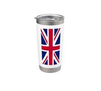 Bandiera britannica del Regno Unito Bicchiere termico in acciaio inox doppia parete
