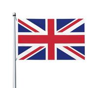 Bandiera britannica dell'Inghilterra, Regno Unito, Union Jack, 3x5 piedi, resistente allo sbiadimento, per esterni, interni, casa, giardino, cortile, cartello decorativo