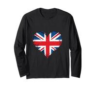 Bandiera Britannica invecchiata Union Jack Bandiera Britannica Maglia a Manica