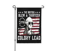 Bandiera britannica soffiata 13 Colony Lead Washington 4th Of July 12x18 In Yard Flags Double-Side Garden Bann