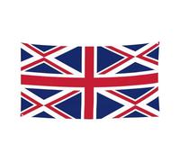 Bandiera britannica stampata decorazione natalizia da appendere - 177,8 x 88,9 cm - Natale, compleanno, festa festeggiamento striscione,