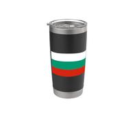 Bandiera bulgara della Bulgaria Bicchiere termico in acciaio inox doppia parete