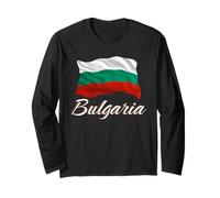 Bandiera bulgara della Bulgaria Uomini Donne Bambini Maglia a Manica