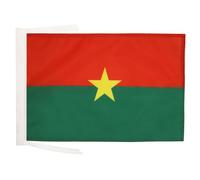 BANDIERA BURKINA FASO 45x30cm - BANDIERINA BURKINABÈ 30 x 45 cm cordicelle - AZ FLAG