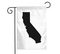 Bandiera California Angeles Road Travel Map Abstract Symbol Highway Big White Usa Objects Sur Contour Beach Resistente Alle Intemperie Striscione All'Aperto, Per Eventi, Giardino, 30x45cm