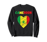 Bandiera Camerun Holiday Camerun Cuore Camerun Bandiera Camerun Felpa
