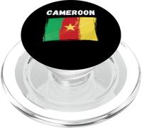 Bandiera Camerun Vacanza Vintage Grunge Camerun Bandiera PopSockets PopGrip per MagSafe