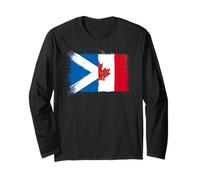 Bandiera Canada Scozia per Orgoglioso Scozzese Canadese Maglia a Manica