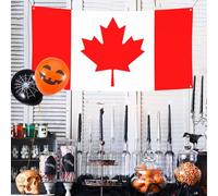 Bandiera canadese con stampa di decorazioni per feste festive banner per interni ed esterni celebrazioni di compleanno laurea
