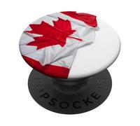Bandiera canadese del Canada - Grafica a colori di sfondo fresco PopSockets PopGrip Adesivo