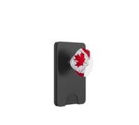 Bandiera canadese del Canada - Grafica a colori di sfondo fresco PopSockets PopWallet per MagSafe